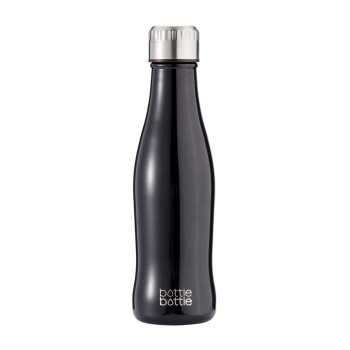 Bottlebottle Vacuum Insulated Stainless Steel Water Bottle, 15oz Leak Proof Double Walled Cola Shape Bottle Keeps Hot and Cold Drinks for Camping Hiking Cycling