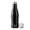 Bottlebottle Vacuum Insulated Stainless Steel Water Bottle, 15oz Leak Proof Double Walled Cola Shape Bottle Keeps Hot and Cold Drinks for Camping Hiking Cycling