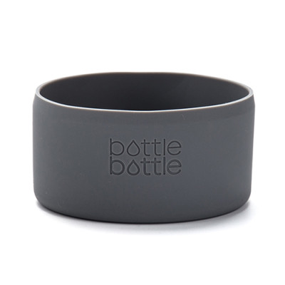 Bottlebottle Protective Silicone Sleeve Bottom Cover for Hydro Flask, Medium, Cold Gray