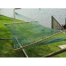 Large DuraCord Rope Hammock with Stand