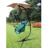 Outdoor C Frame Hammock Chair Stand Steel Construction For Hammock Air Porch Swing Chair