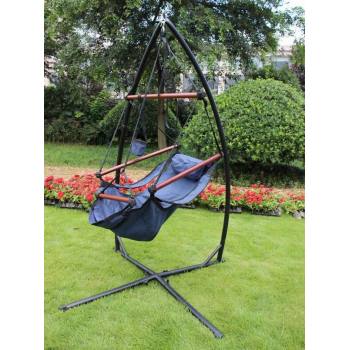 Hanging Hammock Chair X Frame Steel Stand For Hammock Swing Chair Indoor Outdoor