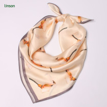 Custom Design Silk Hijab Scarf/Printed Head Square Scarf/Excellent Quality Satin Hankerchief