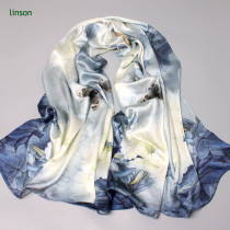 China Manufacturer Supplies100% Pure Silk Scarf With Customized Design