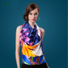 China Manufacturer Supplies Digital Printed Long Silk Scarves With Cheap Price