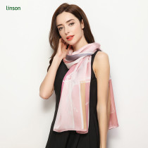 Custom 110*145cm printing silk fashion scarves for office lady use