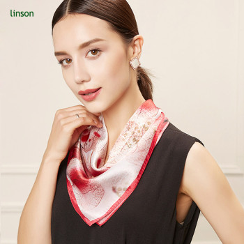 Pocket fashion custom printing pure twill silk square scarf from chinese factory