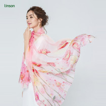 2017 new style new products on china market women digital printing silk scarf