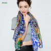 Custom new products on china market women digital printing silk chiffon scarf