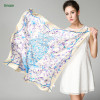 120x120 square custom printing chinese silk scarf