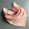 2017 new style new products on china market stripe pink small square satin scarf