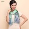 Fashion new design plain printed long style elegant lady scarf silk chiffon scarf