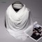 Wholesale natural white silk twill italian silk scarf for dyeing