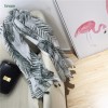 Chinese lady elegant 100% silk shawls custom digital printed embroidered pattern silk scarf