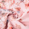 Factory direct high quality beautiful flower print satin silk fabric