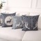 Wholesale custom cheap price 3D printed pattern linen cushion cover