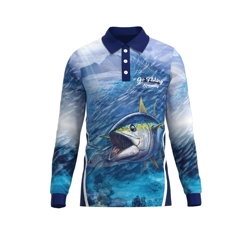 Custom full sublimated anti-uv buttons design your own fishing shirt fishing jersey fishing jersey shirt