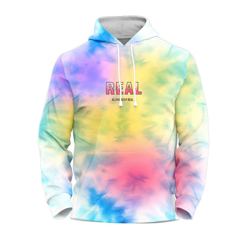 Tie Dye Hoodie jacket Pull Over Plus Size Pullover Custom Hoodies for men