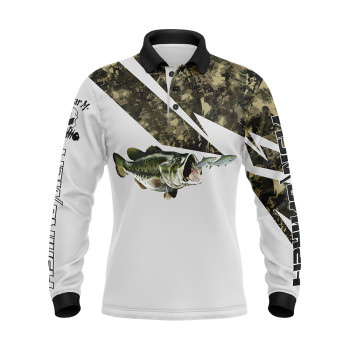 Custom Quick-dry UV Protection Men's Sublimation Long Sleeve fishing jerseys custom fishing jerseys design