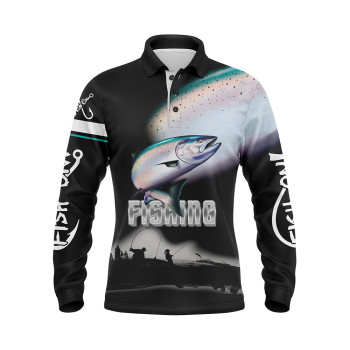 Hot Selling High Quality 100%polyester Breathable Fishing Jersey Custom  Design Long Sleeve Fishing jerseys
