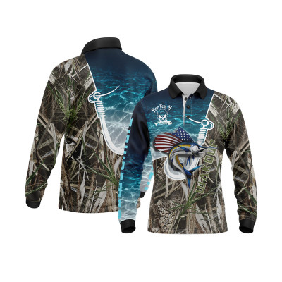 Own Fishing Jersey Design Hot Sell Fishing Jersey Custom Long Sleeve Fishing Jerseys