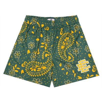 Custom Summer Men Shorts Sublimation Print Polyester Above Knee Men Mesh Shorts