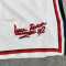 White USA Dream Team Logo Embroidery Basketball Shorts With Pockets Breathable Mesh Fabric Men Shorts