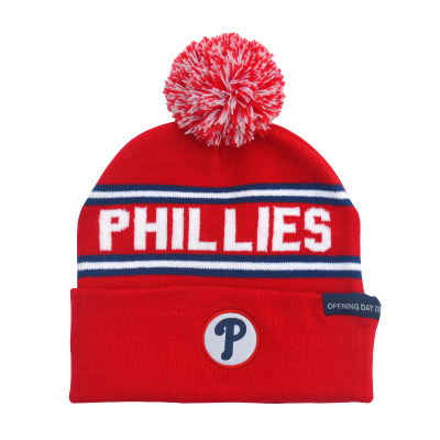 wholesale custom beanie embroidery logo pom pom beanie hat / knitted beanie in winter hat