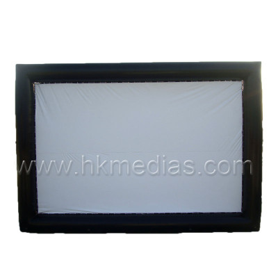 Inflatable film screen