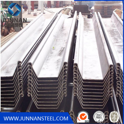 China hot rolled  U type steel sheet pile flood gate sheet pile