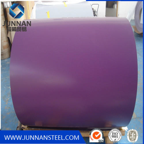PPGI color coated galvanized steel plate in coil JIS standard SGCC grade