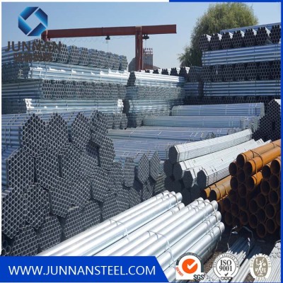 Hebei Tangshan galvanized steel pipe for gas pipe