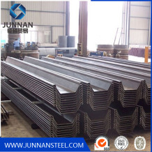 hot rolled SY295 SY390 Q345B steel sheet pile