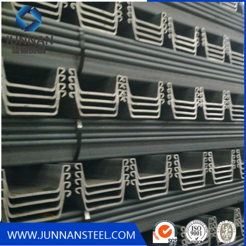 hot rolled SY295 SY390 Q345B steel sheet pile