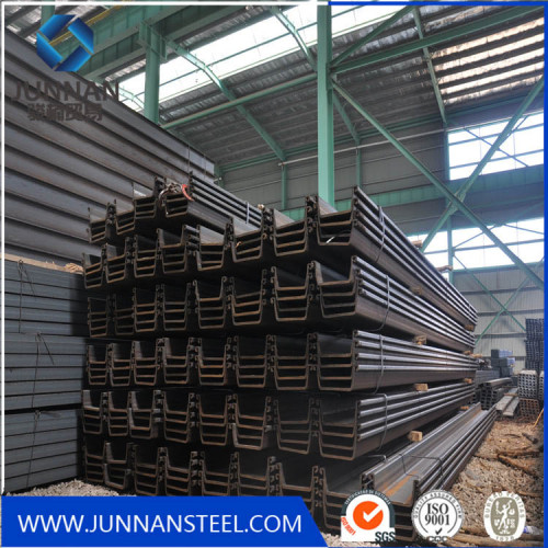 u type JIS standard steel sheet pile for piling construction