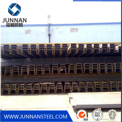 Tangshan supply retaining wall u shape steel sheet pile size