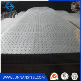 Tangshan low price diamond steel plate in stock
