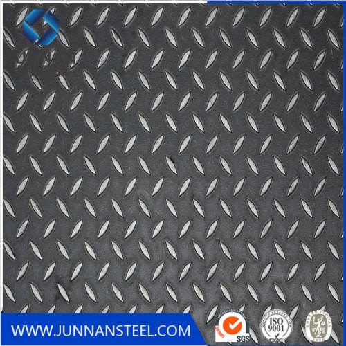 MS carbon steel checkered plate on construction