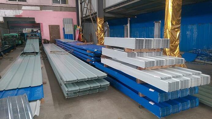 corrugated steel plate