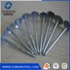 Galvanized Umbrella Head Roofing Nail Blue zinc coated nails twisted shan