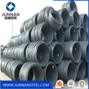 Hot rolled 8mm steel wire rod in coils Tangshan supplier