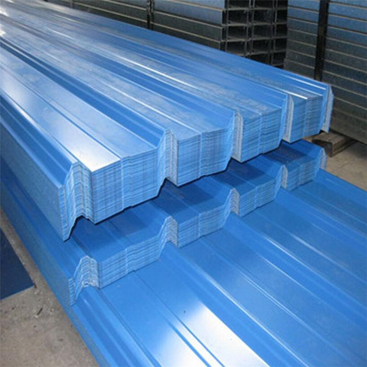 corrugated steel roof panel