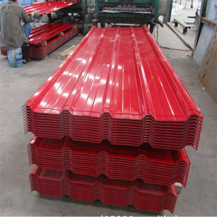 corrugated steel roof panel