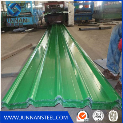 Color prepainted galvanized corrugated steel roofing sheet made in china