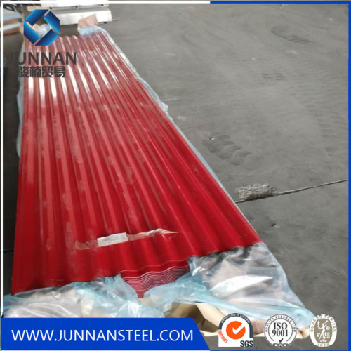 china supplier PPGI galvanized steel corrugated roof panel with cheap price