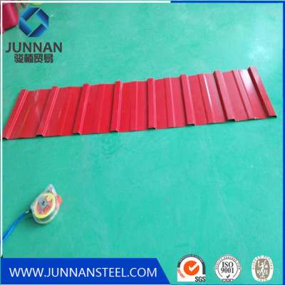 china supplier PPGI galvanized steel corrugated roof panel with cheap price