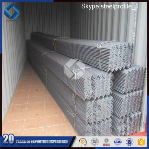 6m 9m 12m Equal Type Hot rolled Angle Steel price list