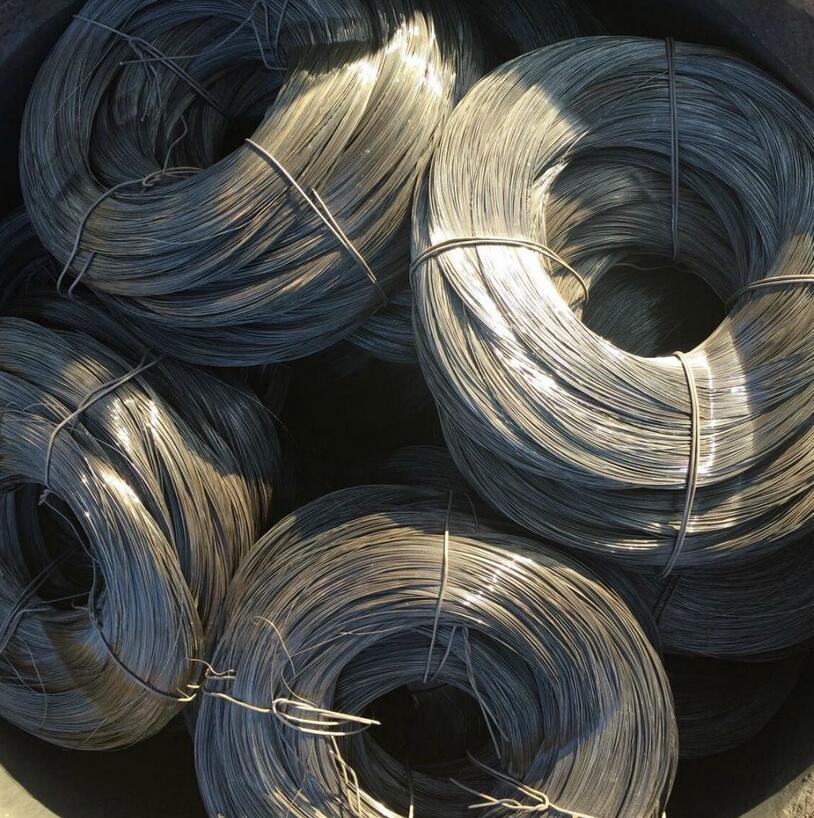 black stainless steel wire