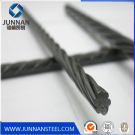 Low Relaxation 7 Wire 9.3mm PC Steel Strand for Prestressed Concrete