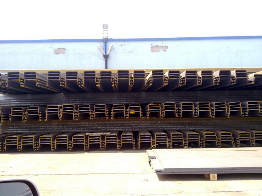 steel sheet pile installation